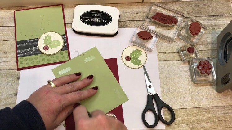 How to make a Simple Christmas Card for "Procraftinators"