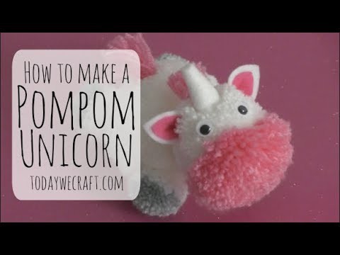 How to make a unicorn Pompom