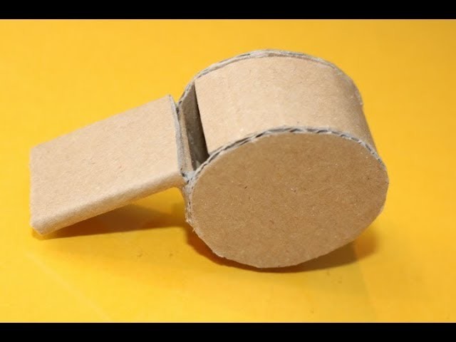 How to Make a Whistle using Cardboard (Home Made)