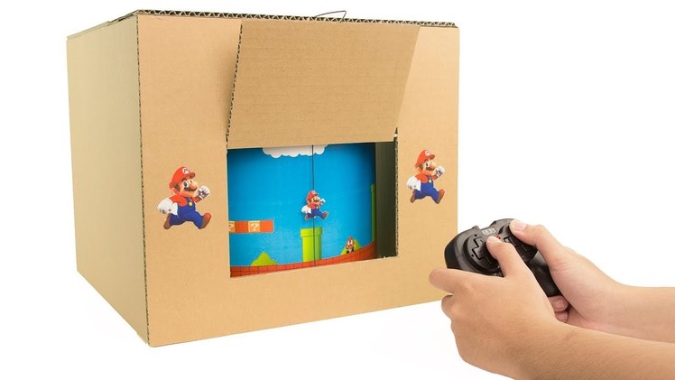 How to Make Amazing SUPER MARIO GamePlay from Cardboard