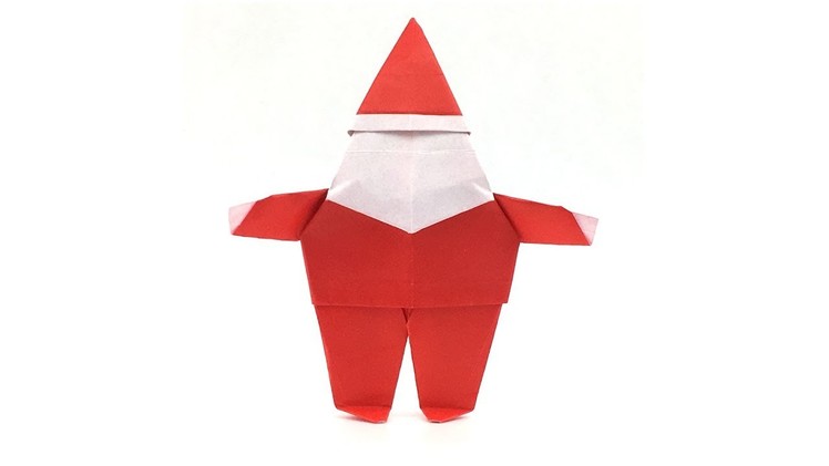 How to make an origami Santa Claus for Christmas (Hyo Ahn)