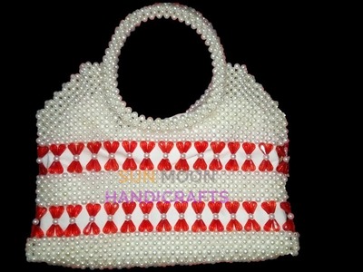 How to make beaded bag. new party bag(part-1).beaded bag