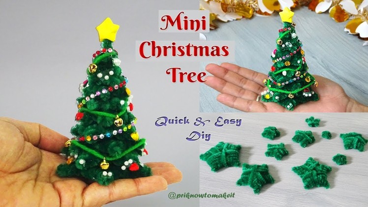 How to make Christmas Tree???? DIY craft out of craft pipe cleaner
