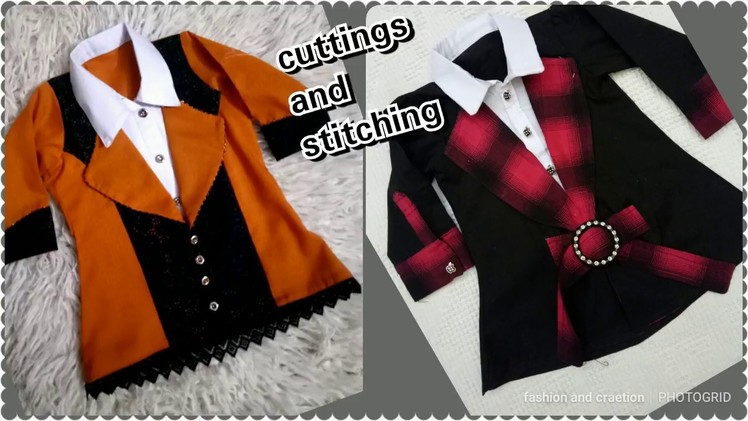 How To Make Coat Style shirt.Top Cutting and stitching tutorial video.latest and trendy designs