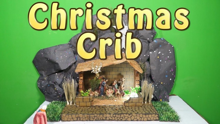 How to Make Easy Christmas Crib - DIY Nativity Scene | CHRISTMAS CRIB MAKING | Type -2