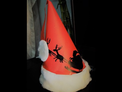 How to Make Easy Paper Santa Claus Hat