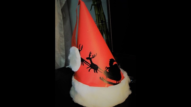 How to Make Easy Paper Santa Claus Hat