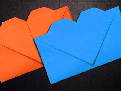 How to Make Heart Envelope for Valentine's Day - DIY Origami (Valentine Special) Paper Crafts