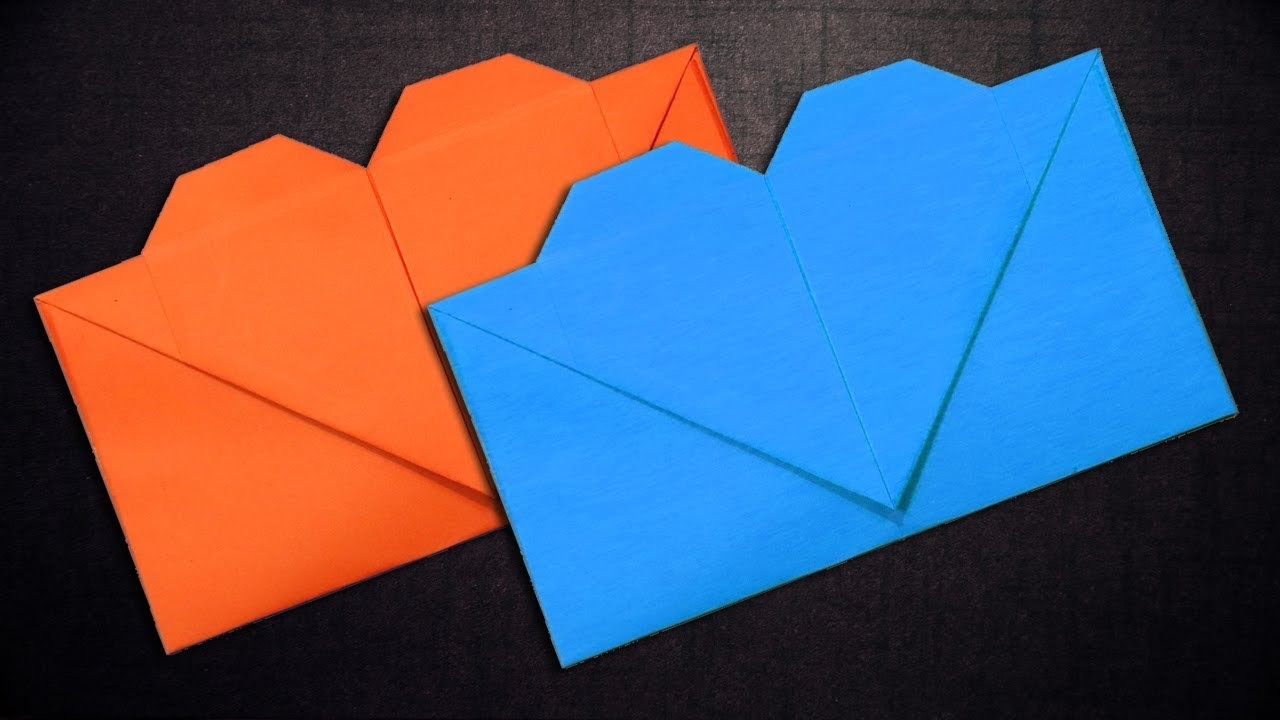 How To Make Heart Envelope For Valentines Day Diy Origami Valentine Special Paper Crafts 1046