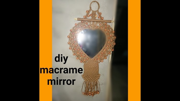 How to make macrame mirror # design2
