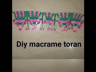 How to make macrame toran # design 1