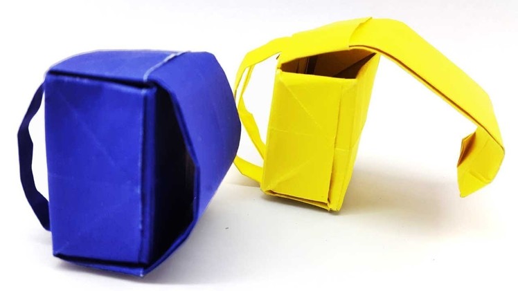 How To Make Origami School Bag  Backpack Diy Paper   Easy Tutorial