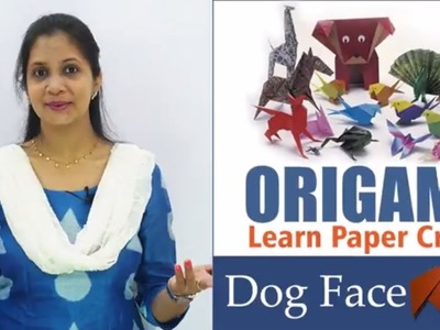 How to make Paper Dog Face step by step | Origami Projects | Origami Paper Dog Face | Gujarati Video