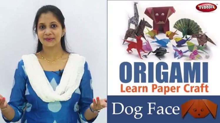 How to make Paper Dog Face step by step | Origami Projects | Origami Paper Dog Face | Gujarati Video