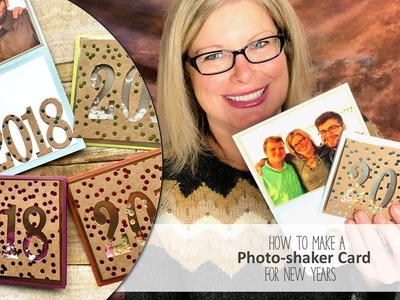How to make Photo-Shaker Cards for the New Year featuring Stampin Up