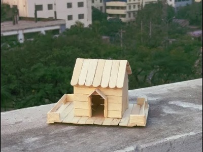 How to Make Popsicle Stick House for Kids