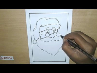 How to Make Santa claus???? Greeting card!!! Speed painting!! Timelapse!!