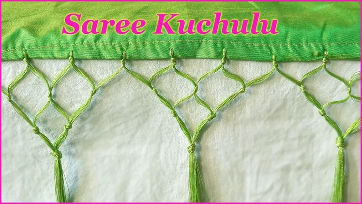 How to make saree kuchu
