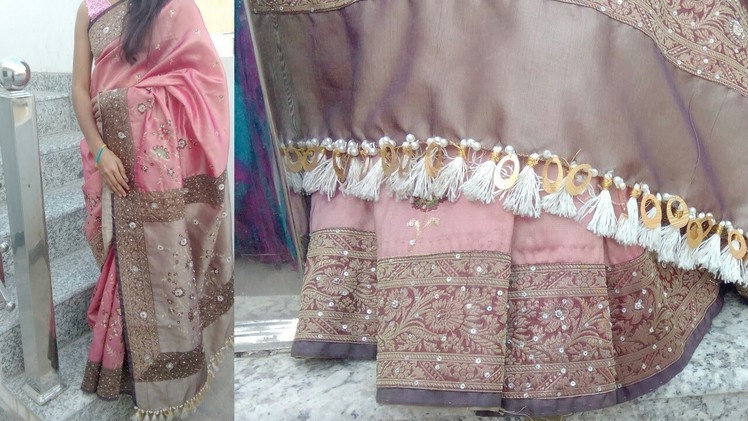 How to make saree kuchu l how to make saree taseel