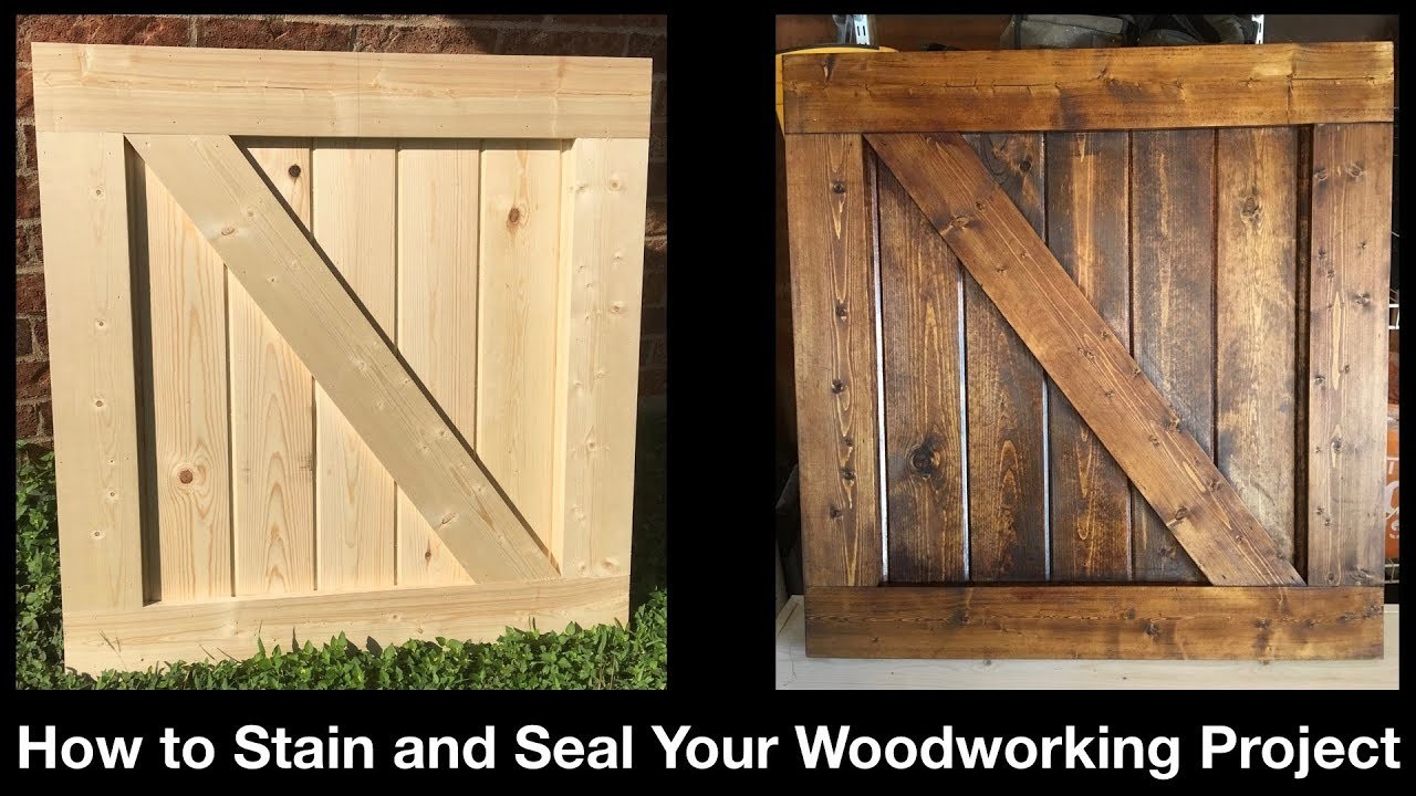 How to Stain Your Woodworking Project