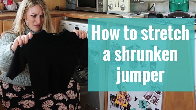 How to stretch a shrunken jumper | Wardrobe Stories | The Pool