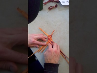 How to Weave a Cedar Bark Reindeer Ornament