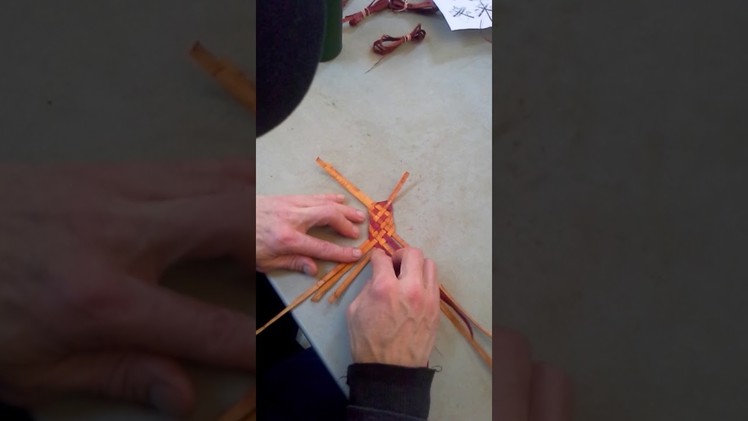 How to Weave a Cedar Bark Reindeer Ornament
