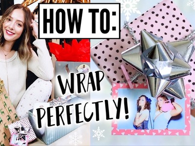 How To Wrap The PERFECT Christmas Present! Gift Wrapping Tips!