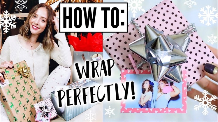How To Wrap The PERFECT Christmas Present! Gift Wrapping Tips!