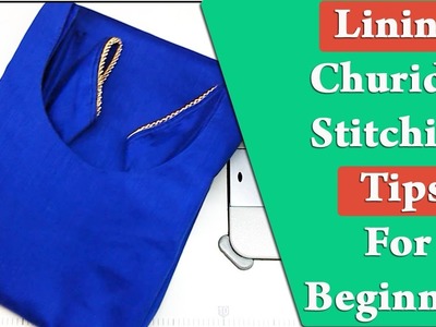 Lining Churidar stitching tips for beginners DIY malayalam stitching tutorials
