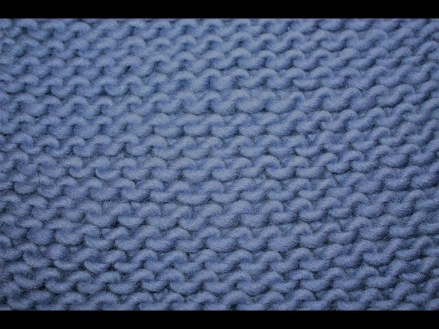 Loom knitting: garter stitch on a knitting loom