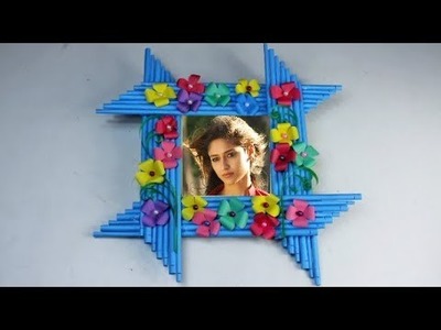 Make Awesome Photo Frame Out Of Paper Sticks | Diy-Paper-Crafts | Mr Crafts 3