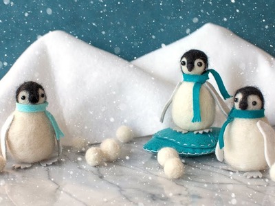Needle Felting for Beginners - How To Make A Felted Penguin