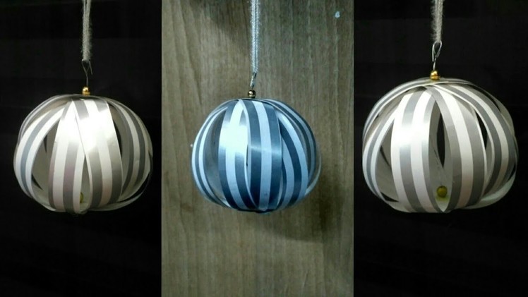 New Year decoration | Christmas Paper  Decoration Ornaments. Bauble-5 | Home Decor ideas | DIY