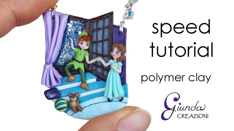 Peter Pan & Wendy Speed Tutorial with polymer clay DIY fimo creation