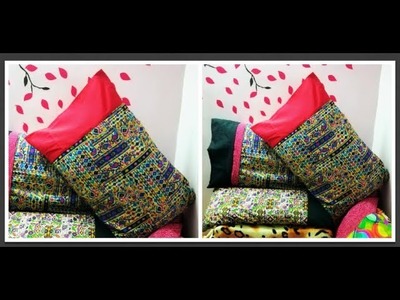 Pillow Cover Cutting & Stitching (DIY)