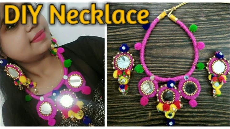 PomPom | pompom Jewelry | necklace | DIY rope Jewellery | DIY statement necklace | boho Jewellery |