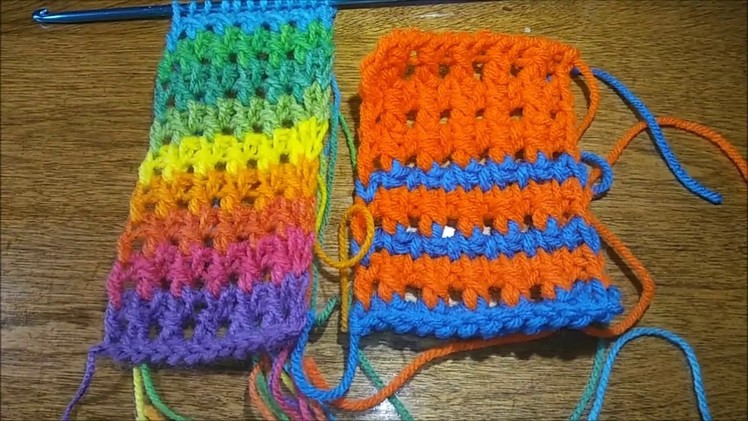 Side by side: Tunisian crochet in a day