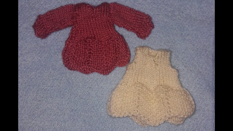 Simple frock design for babies easy to knit knitting designs