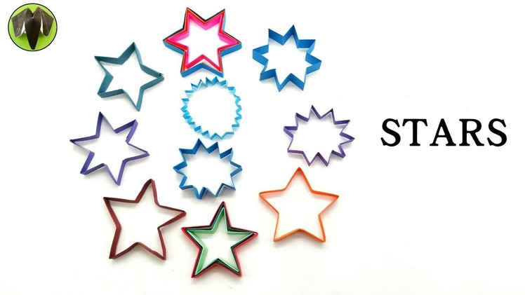 Star Decoration -  Different sizes and shapes - DIY Tutorial - 859