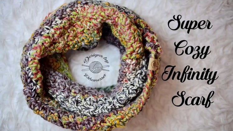Super Cozy Infinity Scarf (Crochet) Tutorial
