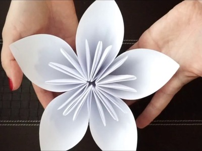 25 Days of Paper Ornaments - Paper Flower