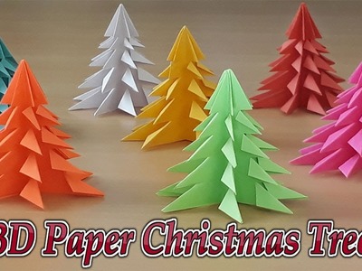 3D Paper Christmas Tree | How to Make Xmas Tree | Siri art&craft |