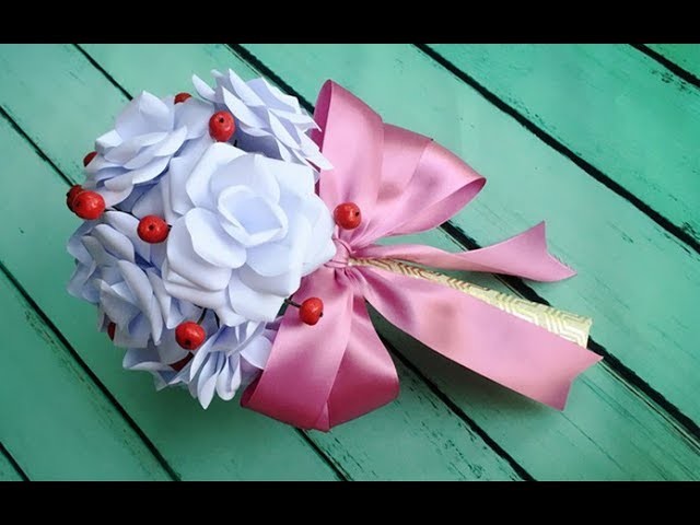 ABC TV | How To Make Bouquet Paper Rose Flower From Printer Paper - Craft Tutorial