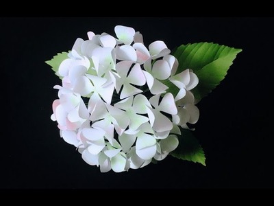 ABC TV | How To Make Hydrangea Paper Flower From Printer Paper #2 - Craft Tutorial