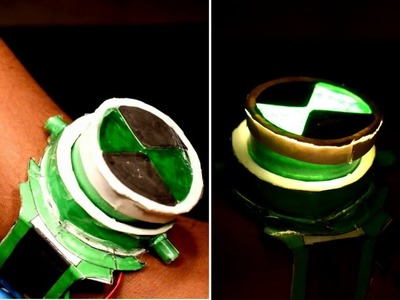 Ben 10 alien force Omnitrix | with paper | Glowing  | How to make Omnitrix with light