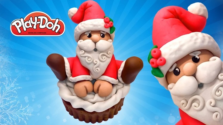 Cartoon Santa Claus Play Doh. How to make Santa Claus Toy with  Play Doh Clay DIY. Craft for Kids