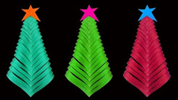 Christmas Crafts : How To Make A Simple and Beautiful Paper Christmas Tree
