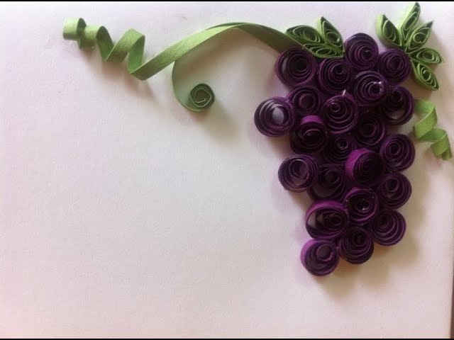 DIY || How To Make A Paper Grapes || For Kids School Project ! #12
