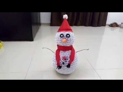 DIY Snowman from paper